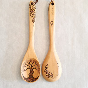 Hand Burnt Wooden Spoons